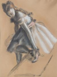 Artist Unknown, , Study of A Dancer, in the Manner of Degas