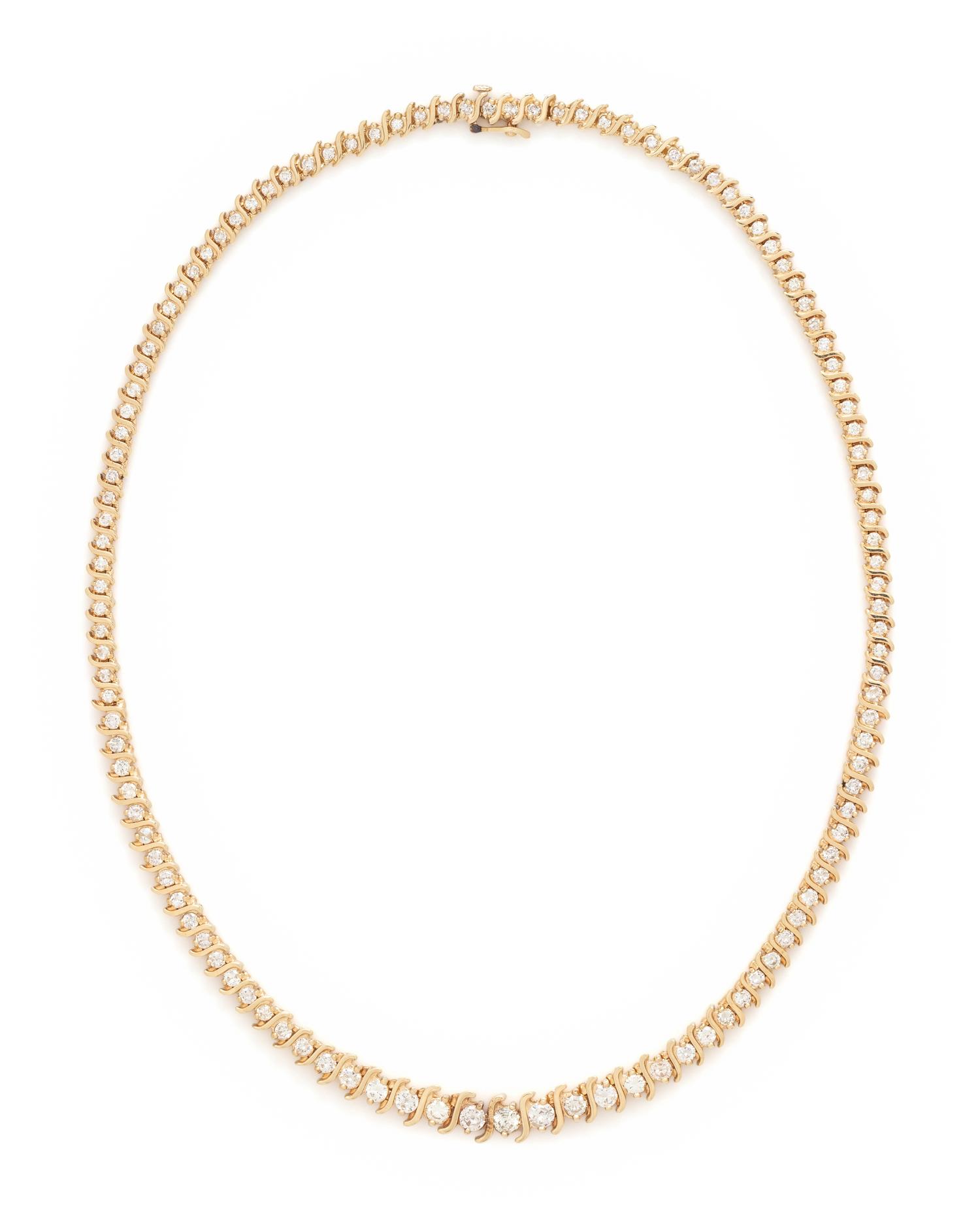 DIAMOND RIVIÈRE NECKLACE