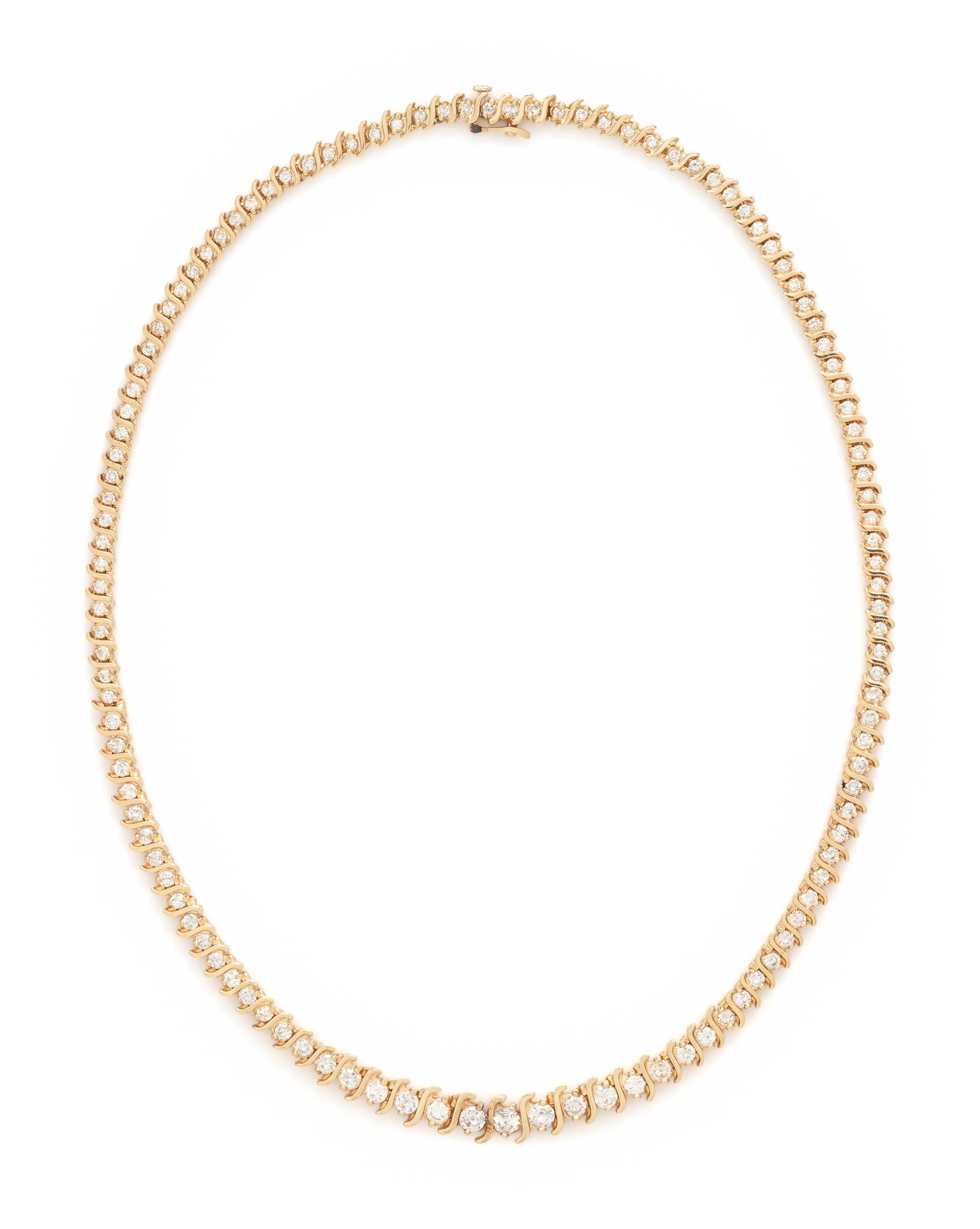 DIAMOND RIVIÈRE NECKLACE