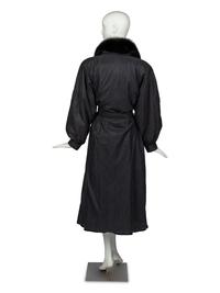 Nina Ricci Belted Fox Fur Coat