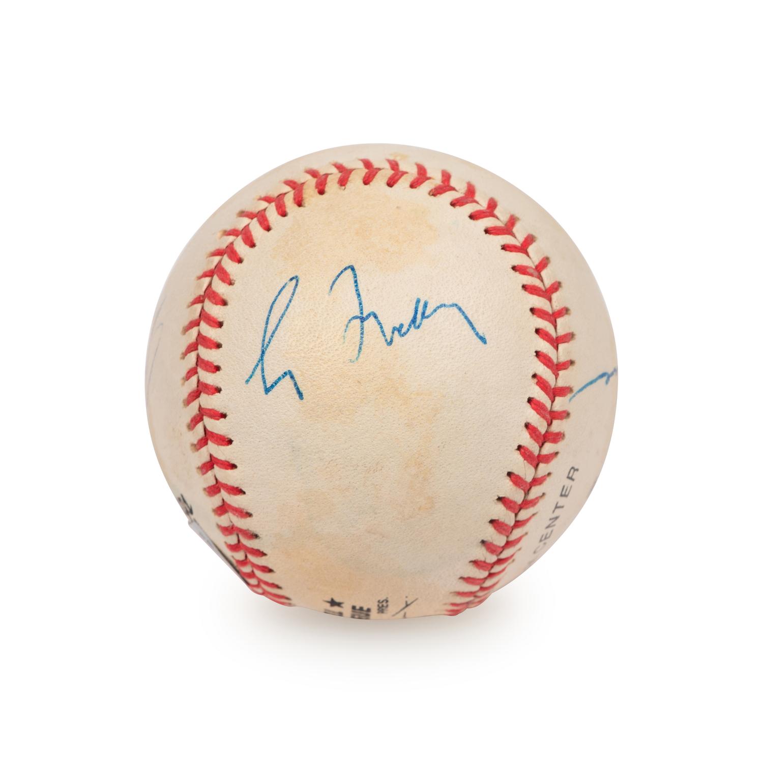 An Atlanta Braves Pitchers Signed Autograph Baseball (Beckett Authentication Services)