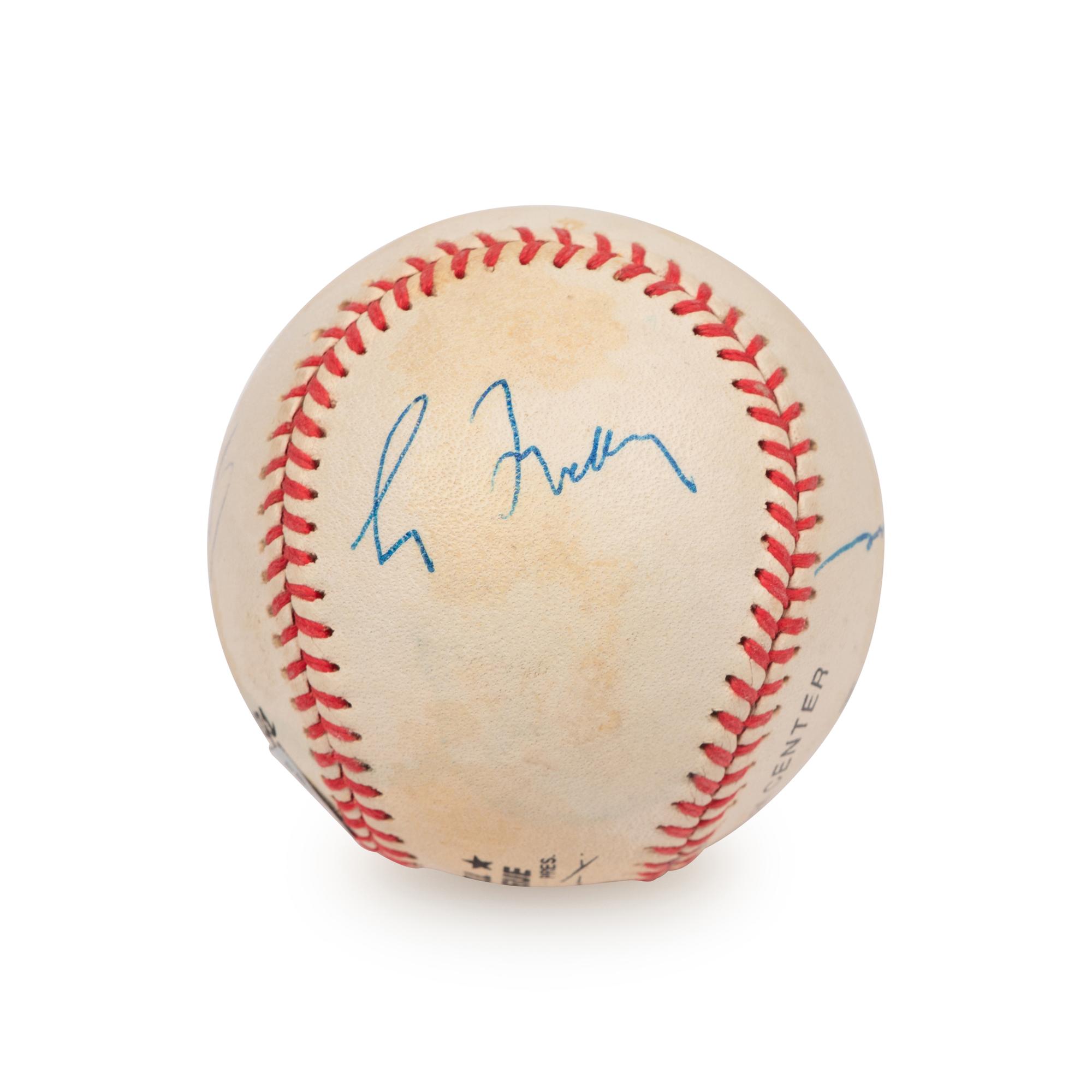 An Atlanta Braves Pitchers Signed Autograph Baseball (Beckett Authentication Services)
