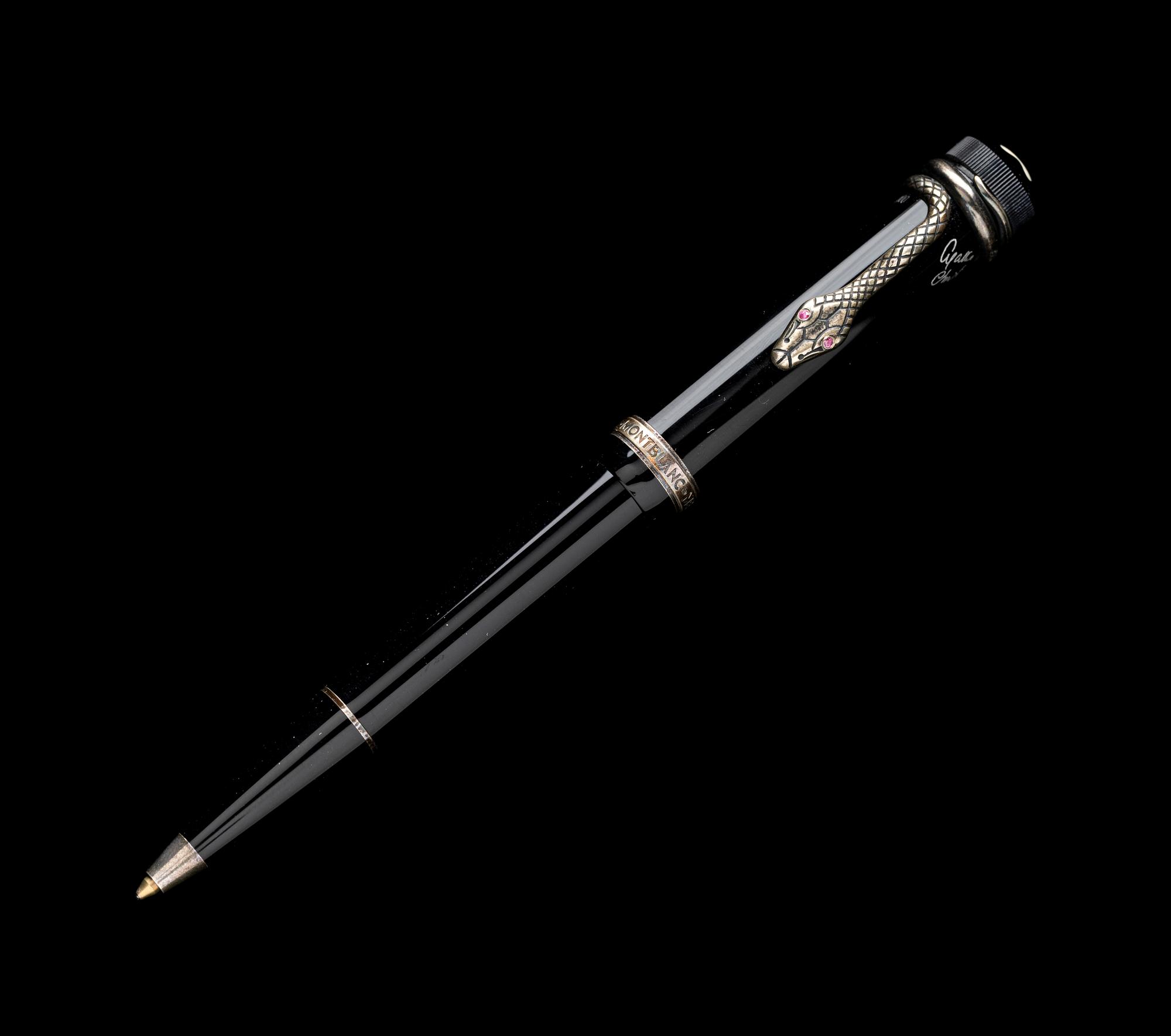 A Montblanc Agatha Christie Limited Edition Ballpoint Pen