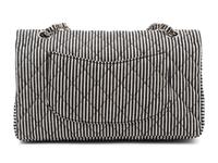 Chanel Striped Denim Double Flap Bag, 2006-2008