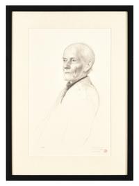 Portrait of Charlie Hewins, In Profile, 2001