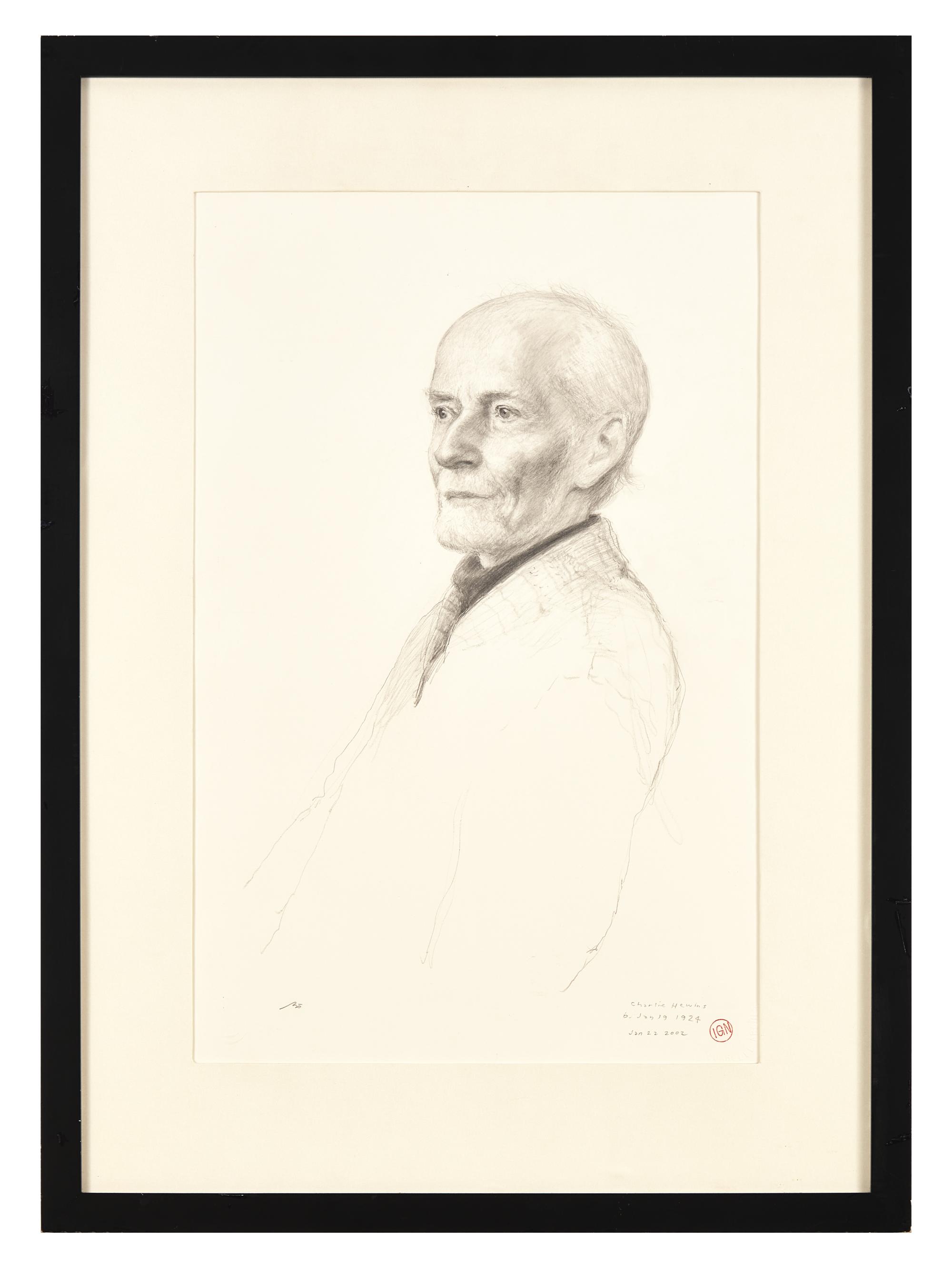 Portrait of Charlie Hewins, In Profile, 2001