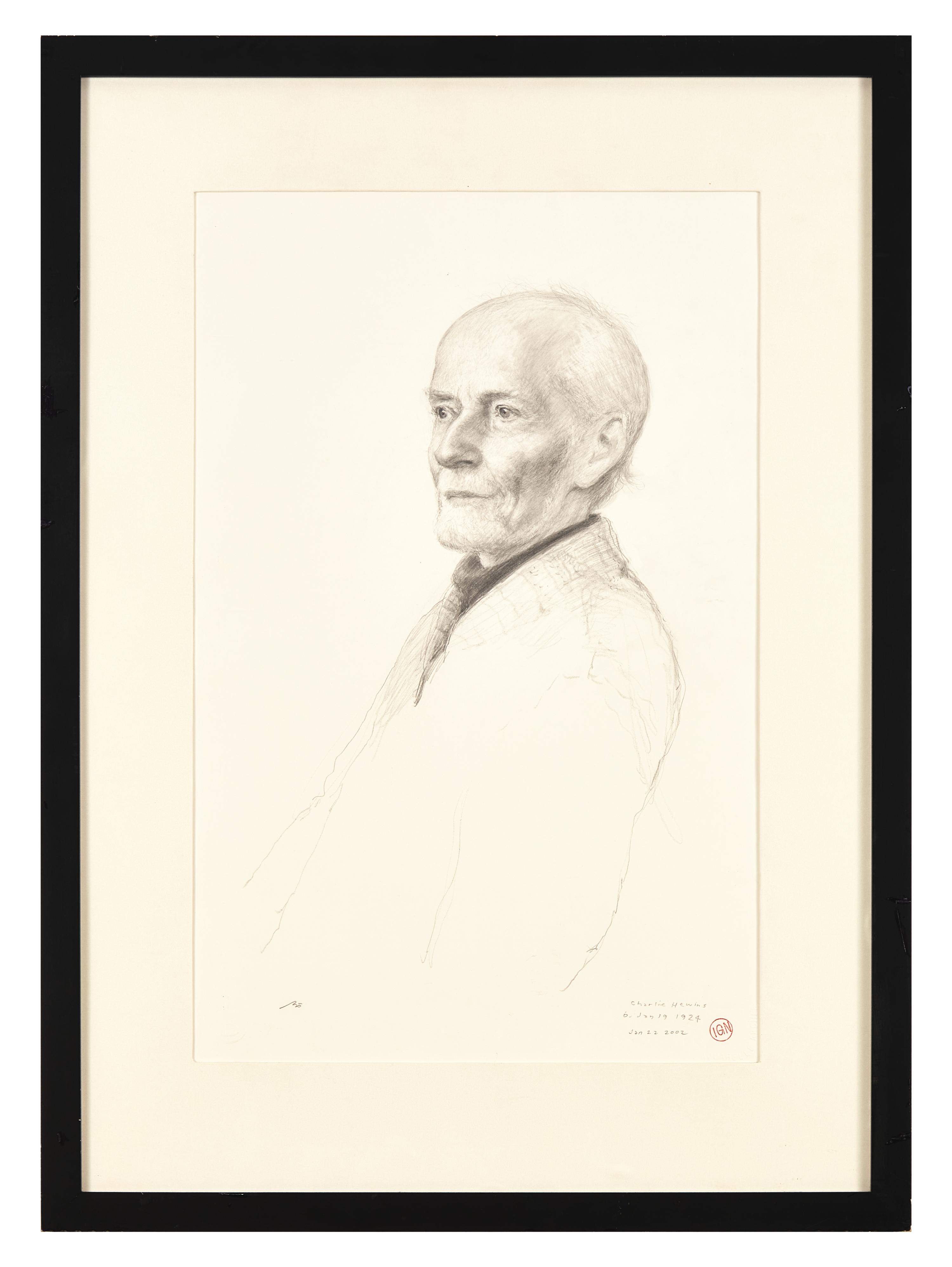 Portrait of Charlie Hewins, In Profile, 2001