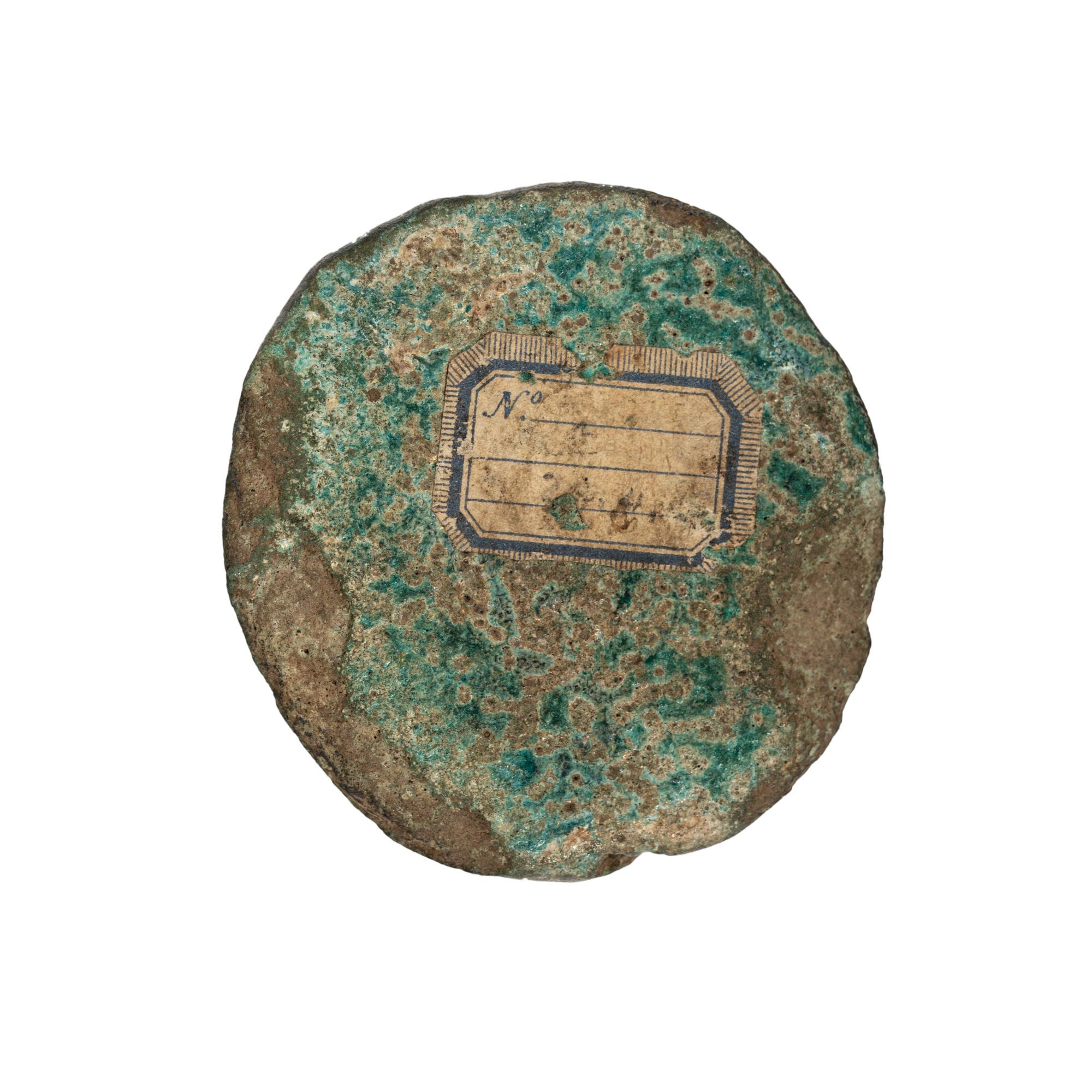 An Egyptian Faience Eye Plaque