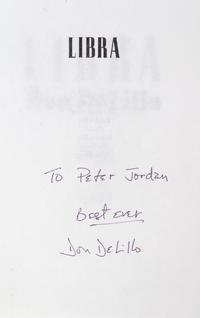 DELILLO, DON. Two first editions, including one advanced reading copy, inscribed.