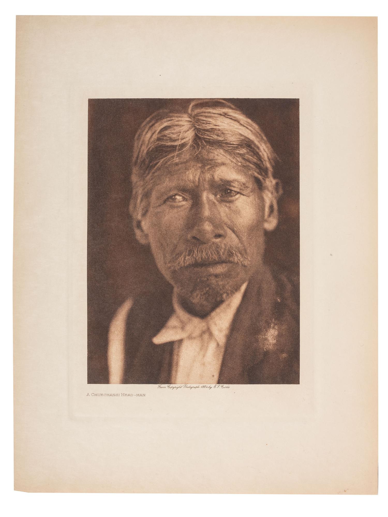 CURTIS, Edward S (1868-1952), photographer. The North American Indian. Being a Series of Volumes Picturing and Describing the Indians of the United States and Alaska . Norwood, MA: The Plimpton Press, 1924. Volume XIV.