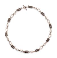 A Sterling Silver and Cultured Pearl Necklace, Michael Dawkins,