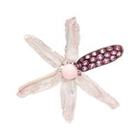 CHRISTOPHER WALLING, MULTIGEM FLOWER BROOCH