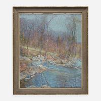 Roy Cleveland Nuse (American, 1885–1975) Cabin Run, Tohickon (Springtime Late and Soon)