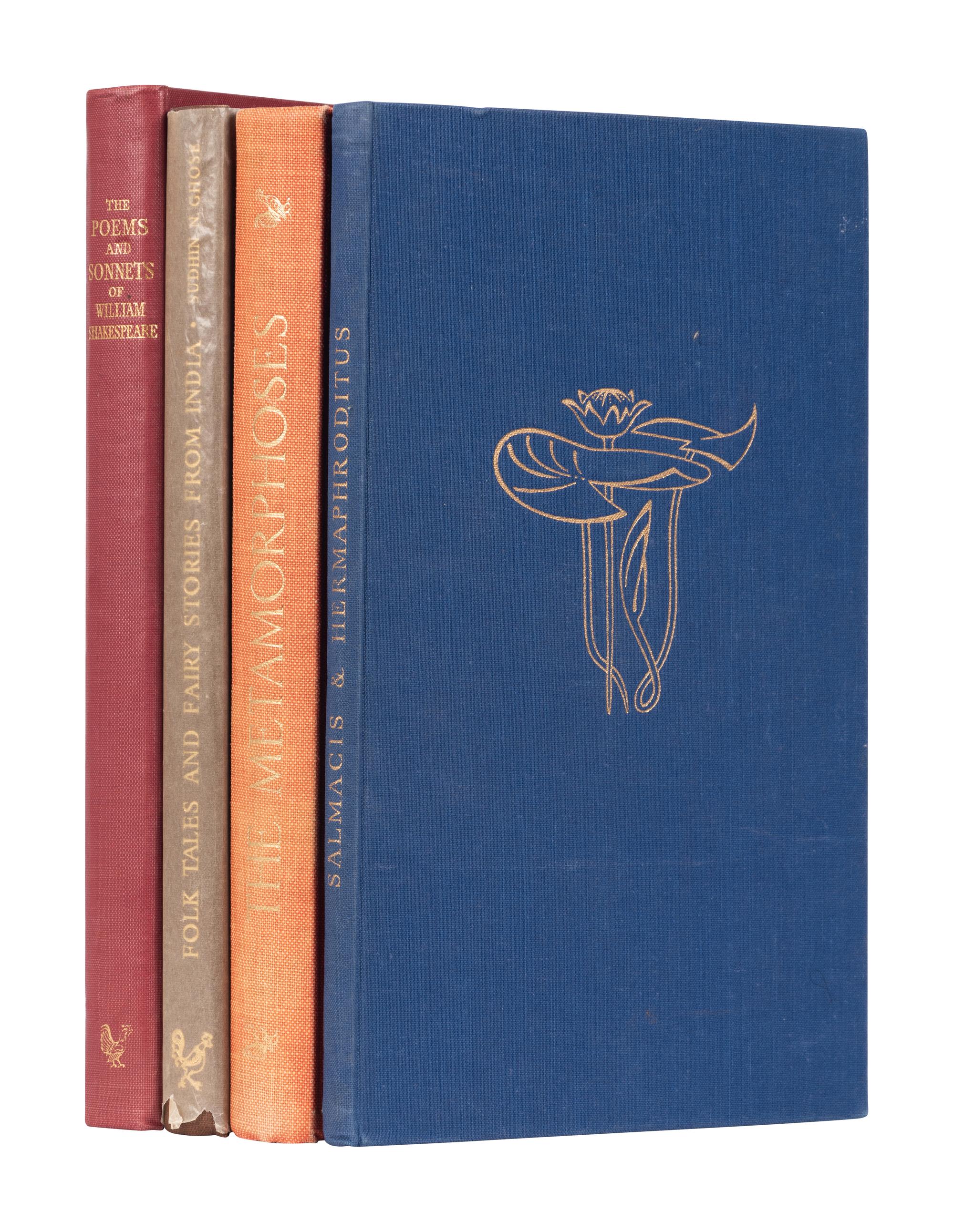 [GOLDEN COCKEREL]. A group of 4 works printed by the Golden Cockerel Press, comprising: