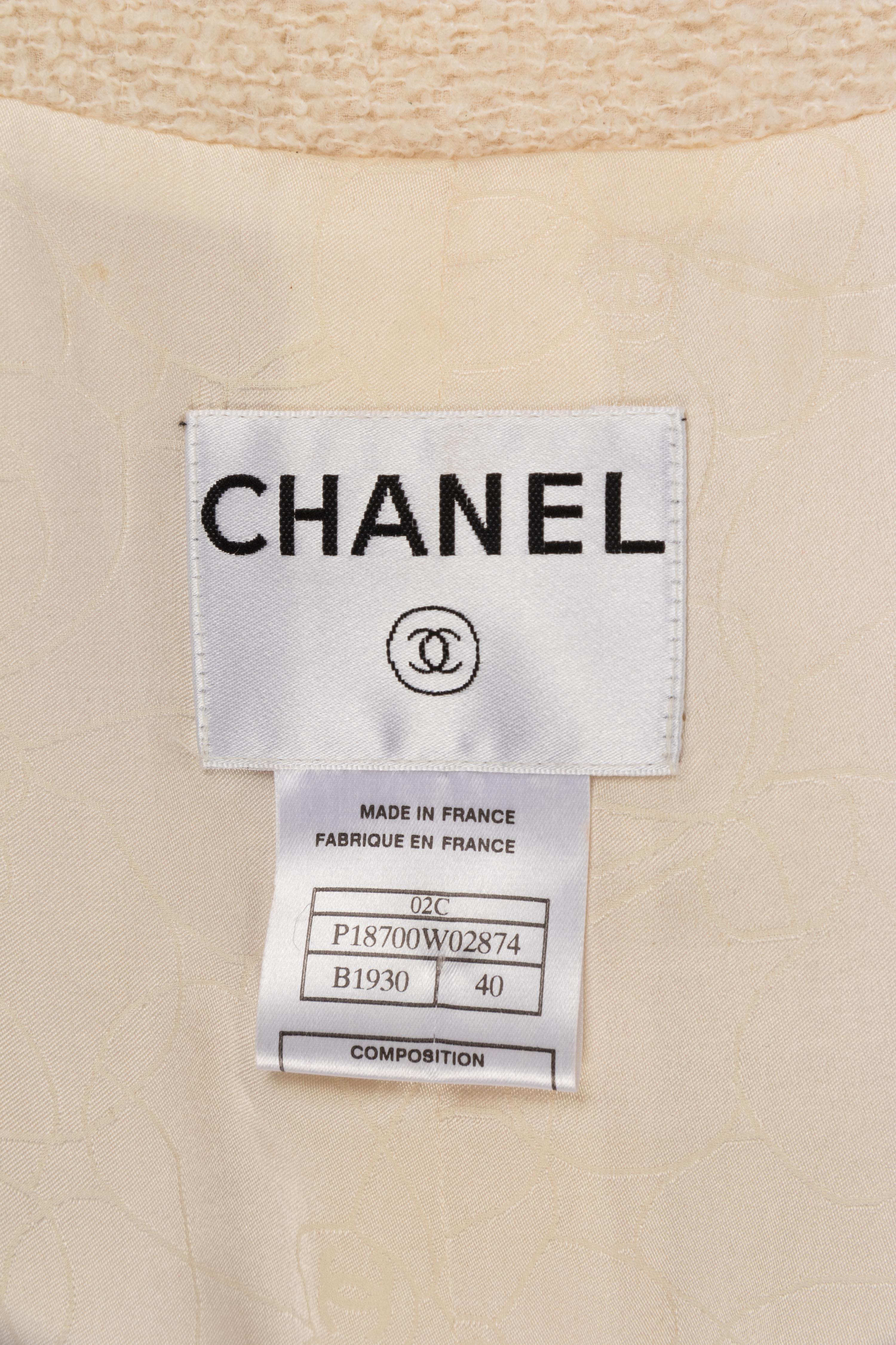 Chanel Cream Wrap Jacket, 2002