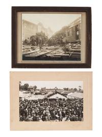 [EARLY PHOTOGRAPHY]. 20 occupational photographs, incl. railroad workers and farmers.
