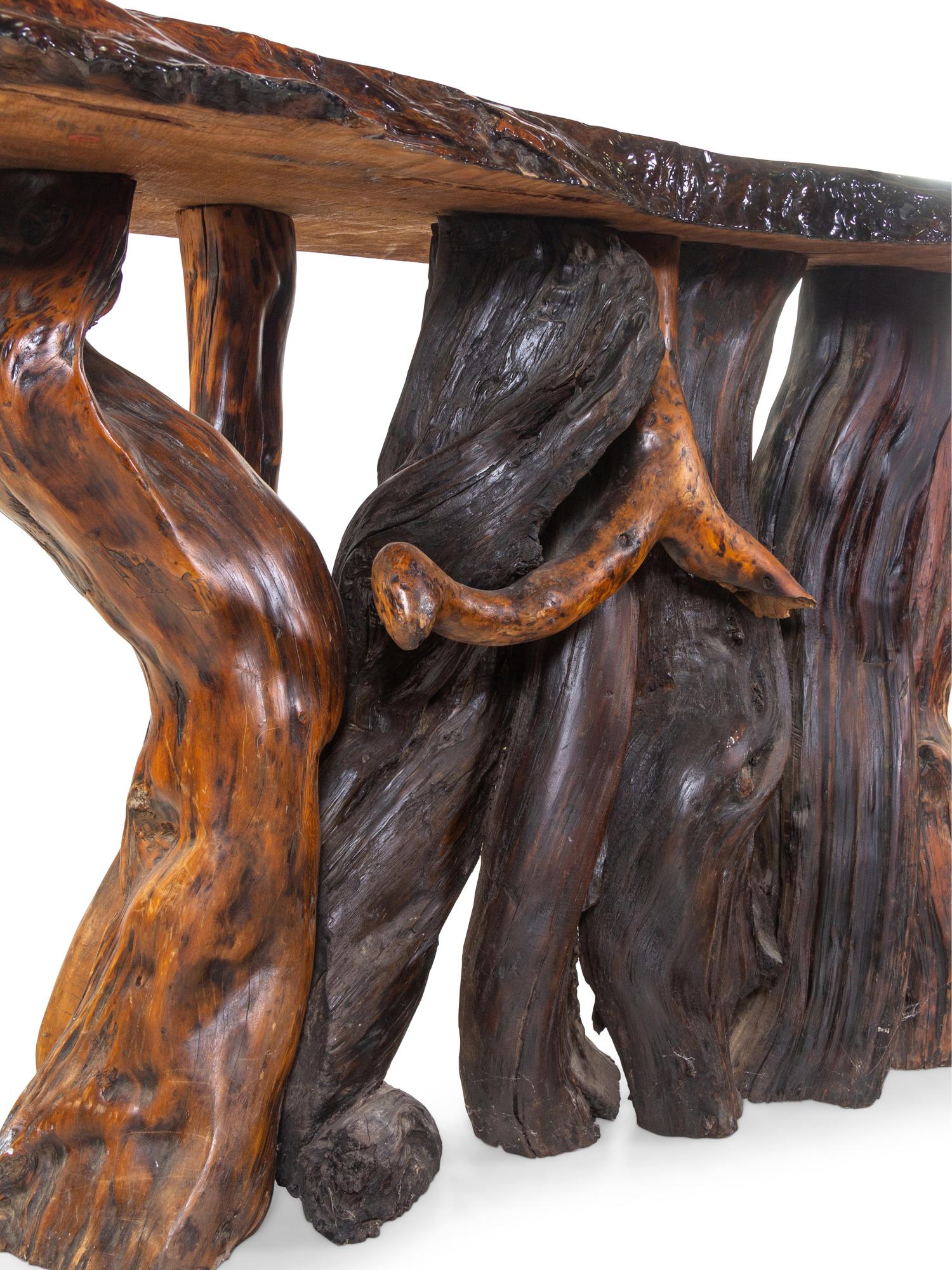 Live Edge Console Table