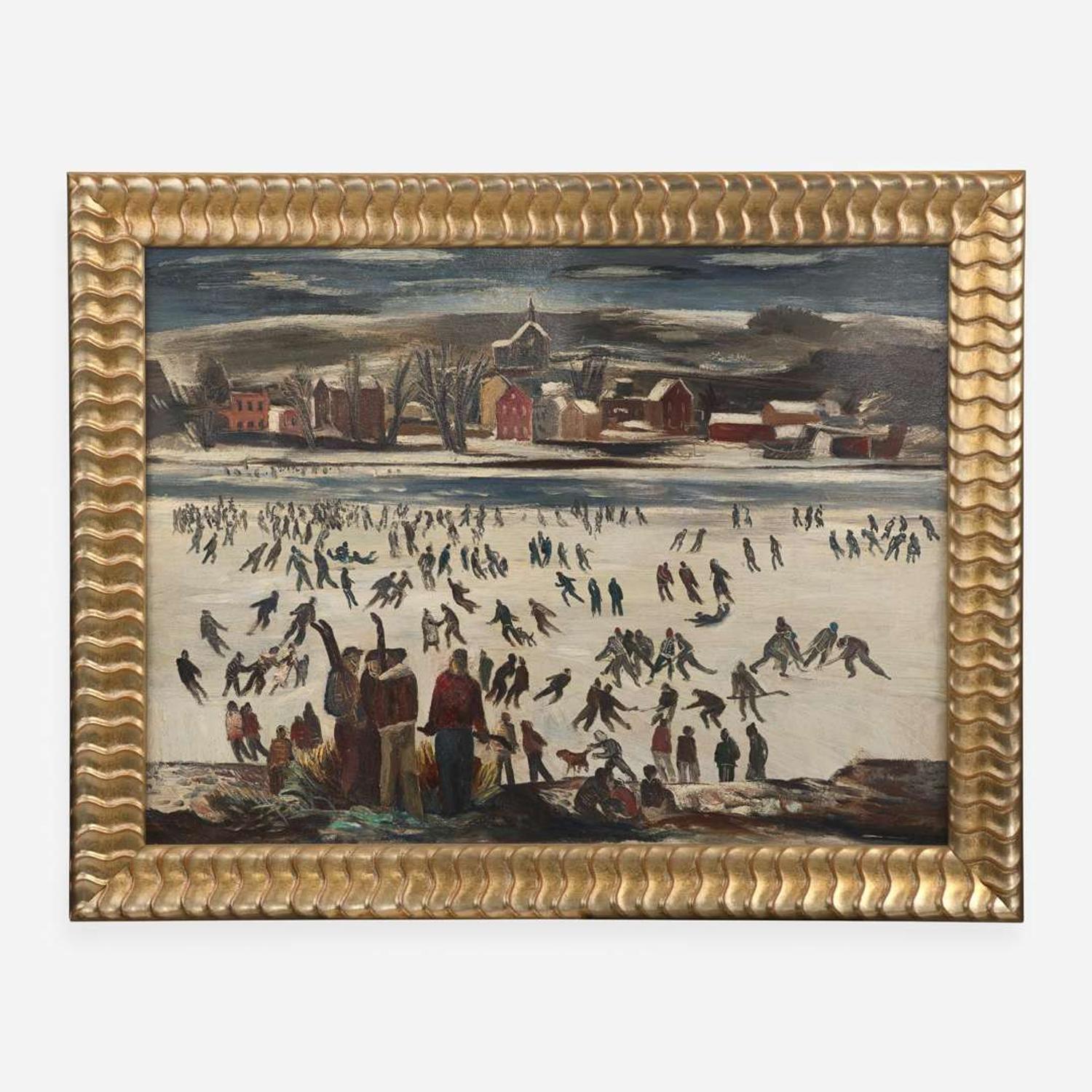 Bror Julius Olsson Nordfeldt (American, 1878–1955) Winter Sports