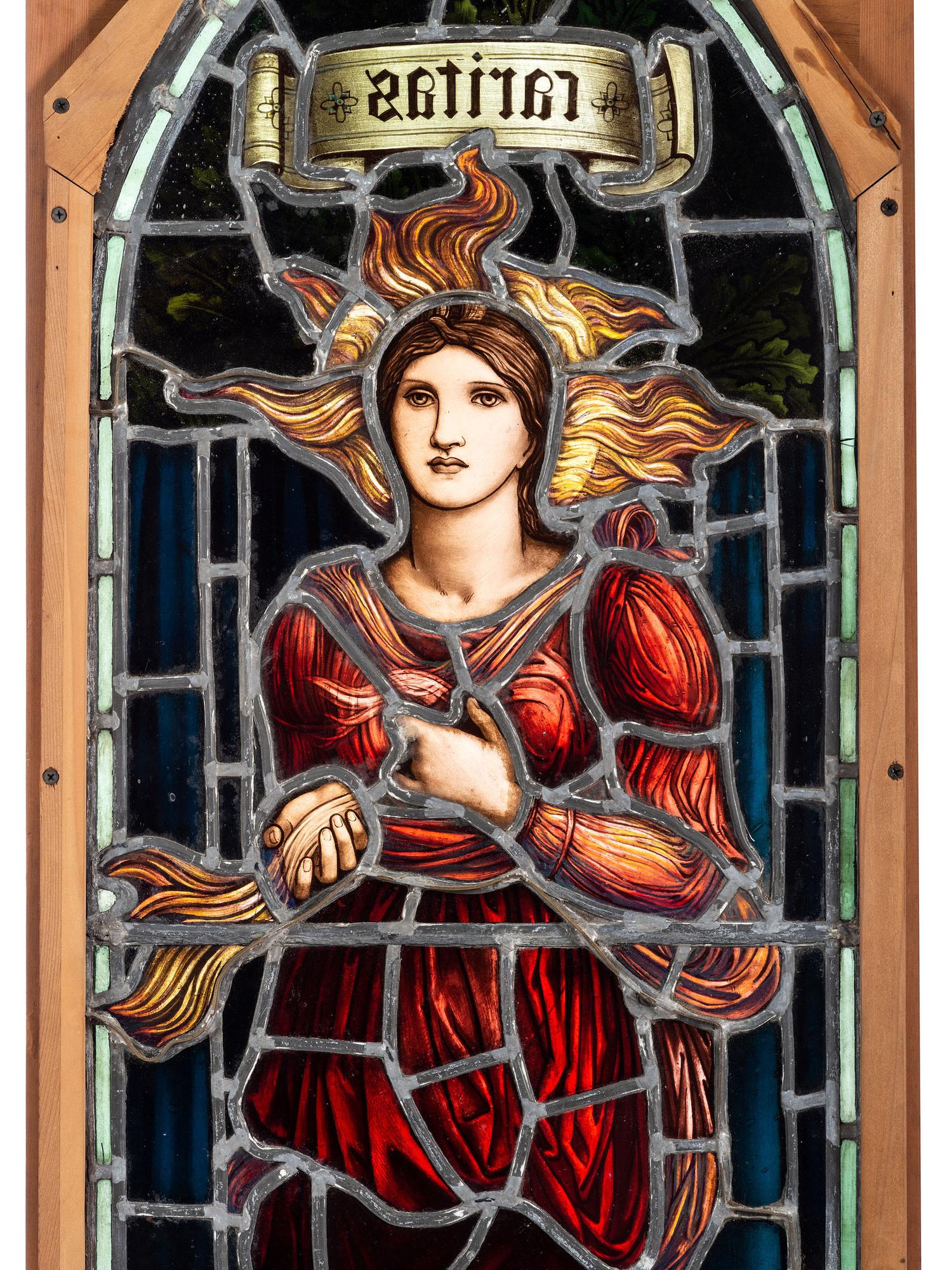 Caritas Stained Glass Window