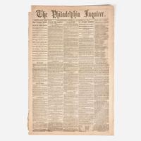 [Presidential] [Lincoln, Abraham] [Gettysburg Address] The Philadelphia Inquirer