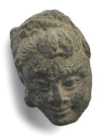 A Gandharan Stone Head