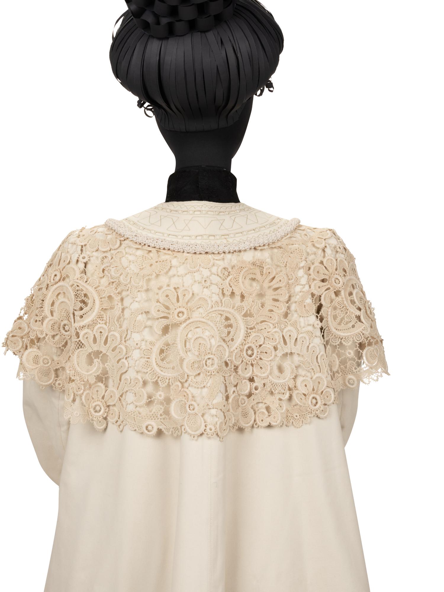 Wool and Lace Coat Worn by Abraham Lincoln's Relative, c. 1905