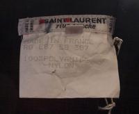 An Yves Saint Laurent Black Bustier, Size 44.