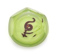 Ronald Hansen, (American), a faceted snake paperweight