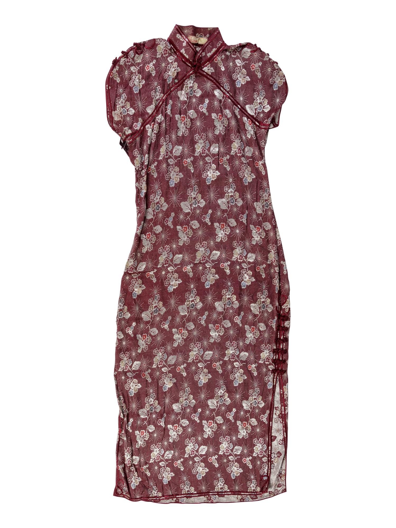 Five Chinese Silk Lady's Cheongsams, Qipao