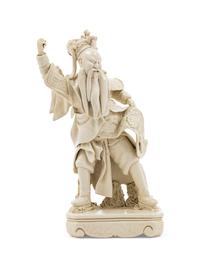 A Chinese Blanc-de-Chine Porcelain Figure
