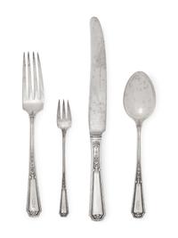 An American Silver Flatware Service