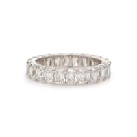Diamond and White Gold Eternity Band