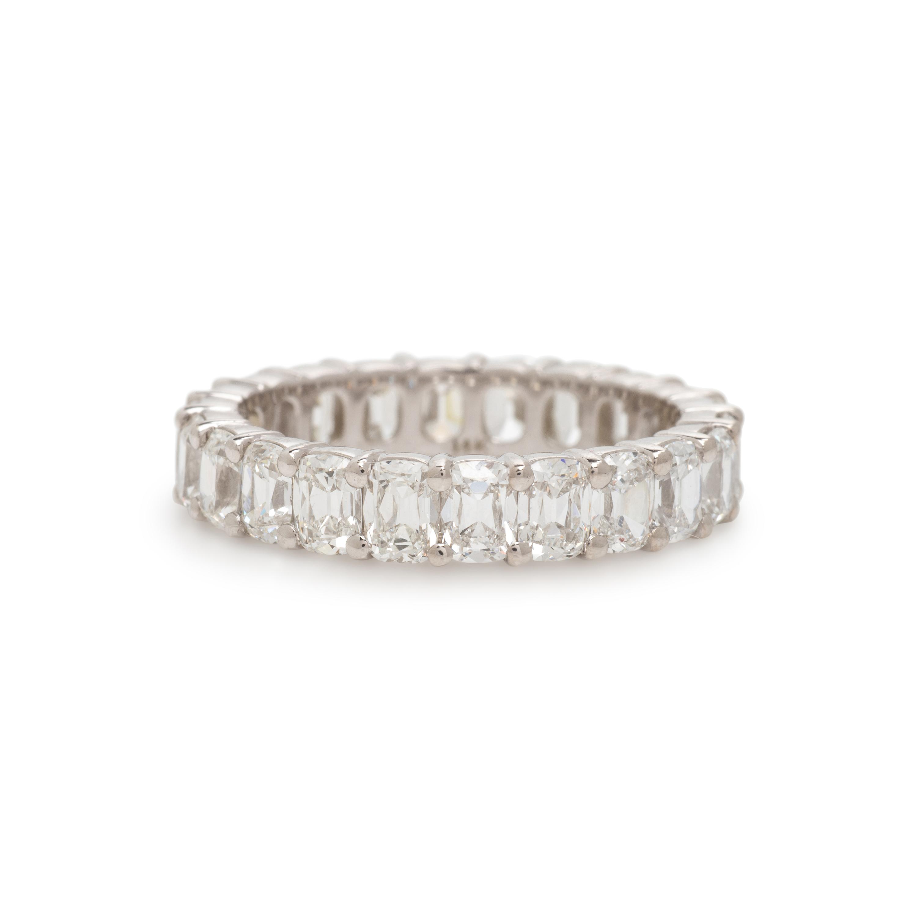 Diamond and White Gold Eternity Band