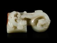 A Chinese Celadon Jade Seal