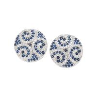 DIAMOND AND SAPPHIRE CUFFLINKS