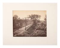 [CIVIL WAR]. A group of 2 photographs from Alexander Gardner's Sketch Book of the Civil War , incl. Ruins at Manassas, and Chesterfield Bridge, Anna River.