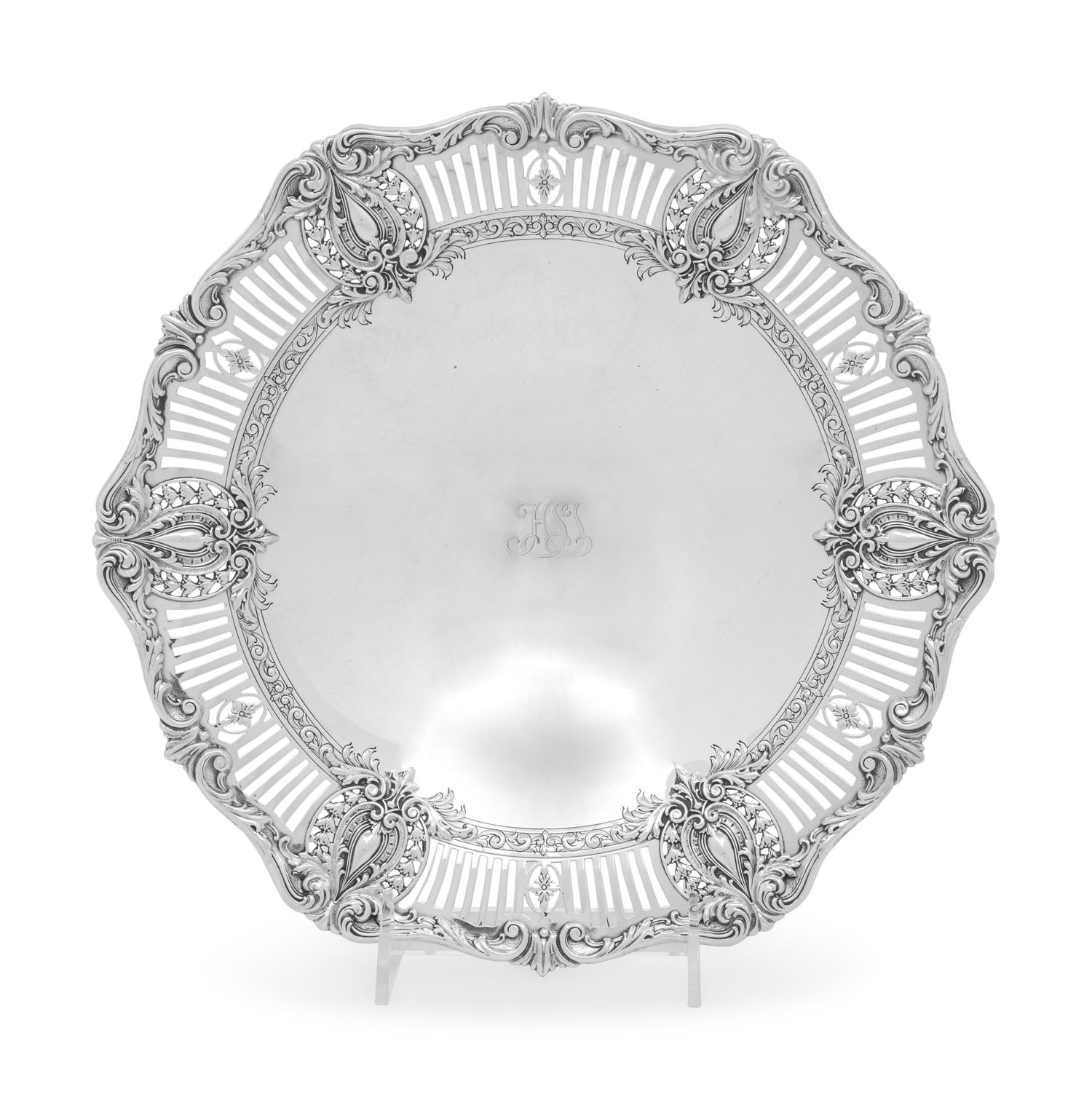 A Tiffany and Co. Reticulated Silver Bowl