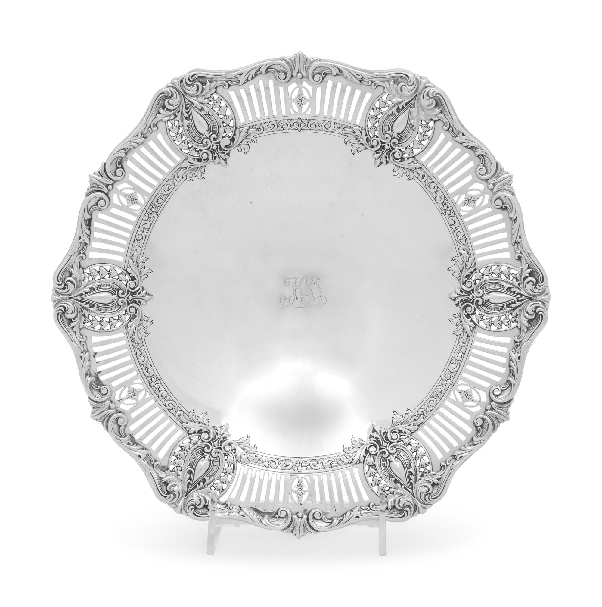 A Tiffany and Co. Reticulated Silver Bowl