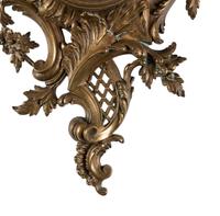 A French Gilt Bronze Cartel Clock