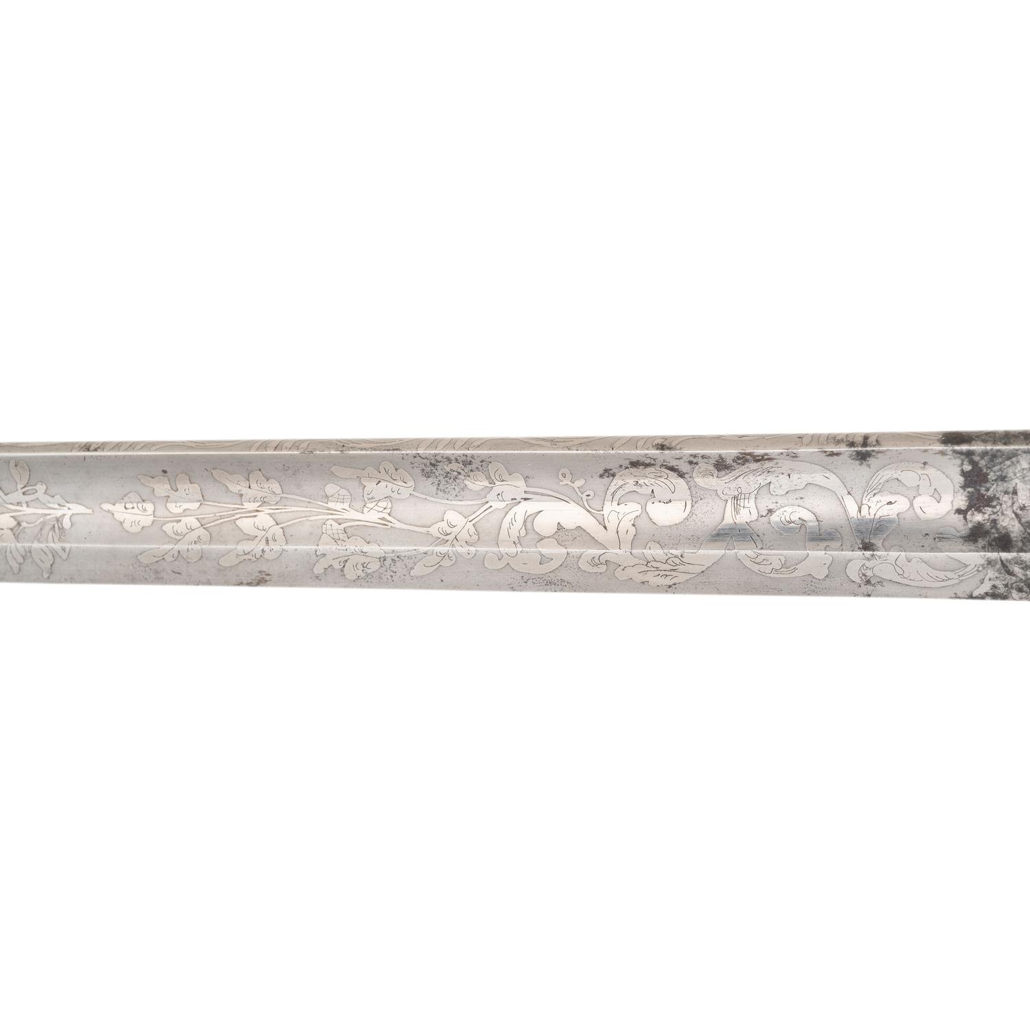 Two Presentation Swords to Lieutenant and Colonel (General) Gershom Mott, An Ames 1840 Officers Sword and an Ames 1850 Foot Officers Sword