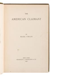 CLEMENS, Samuel Langhorne (“Mark Twain”) (1835-1910). A group of 20 works by Twain, SOME FIRST EDITIONS, comprising: