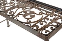 A Steel Console Table with a Cast Iron Grate-Inset Top — 20TH CENTURY