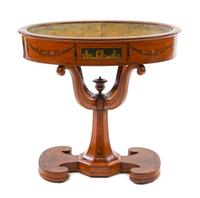 An Edwardian Satinwood Inlaid Jardiniere Height 34 x width 37 x depth 25 1/2 inches. — LATE 19TH/EARLY 20TH CENTURY