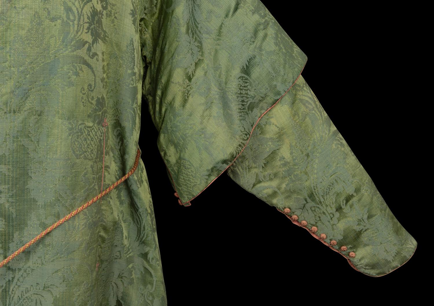 Victorian Quilted Dressing Gown, 1850-70s