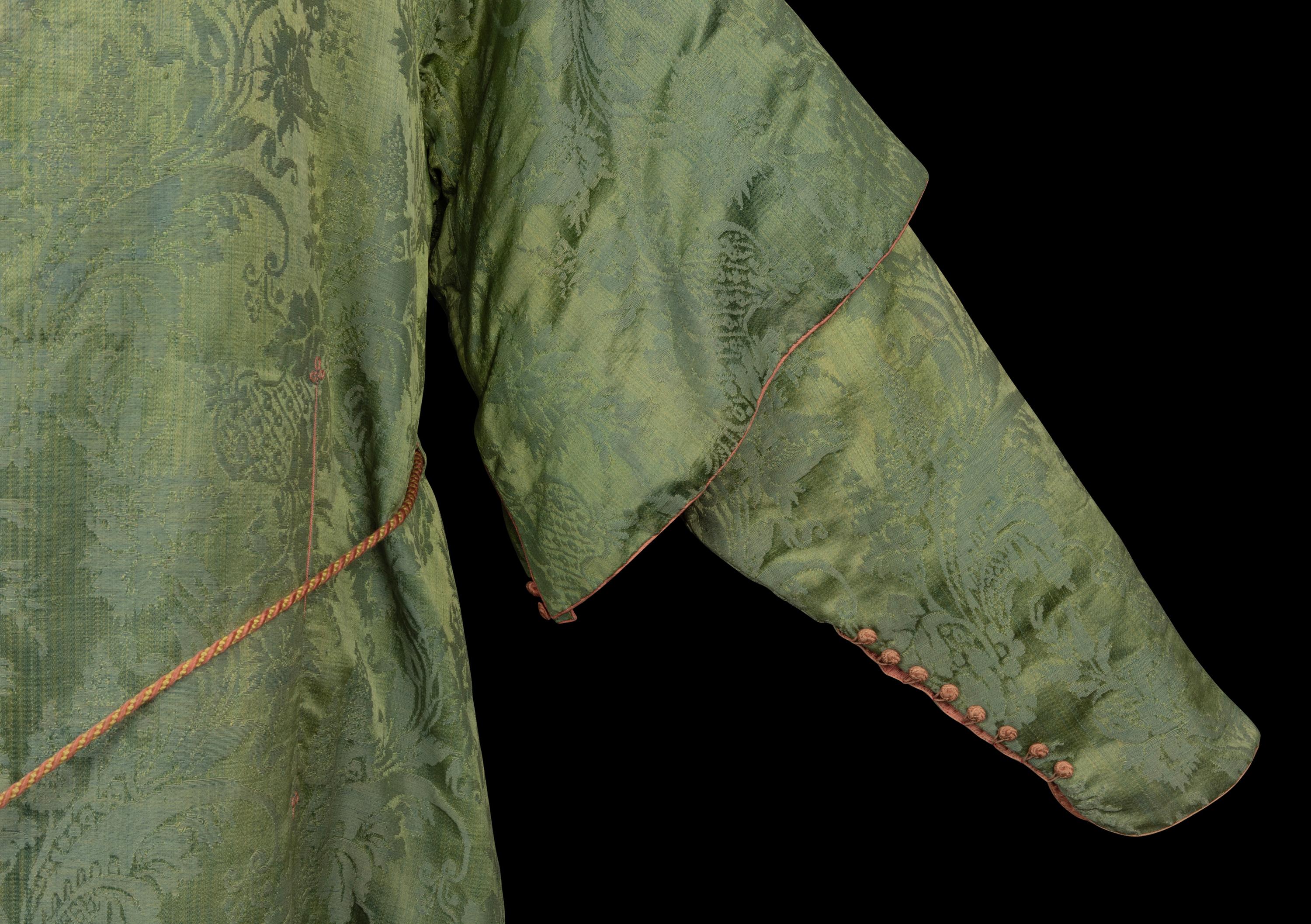 Victorian Quilted Dressing Gown, 1850-70s
