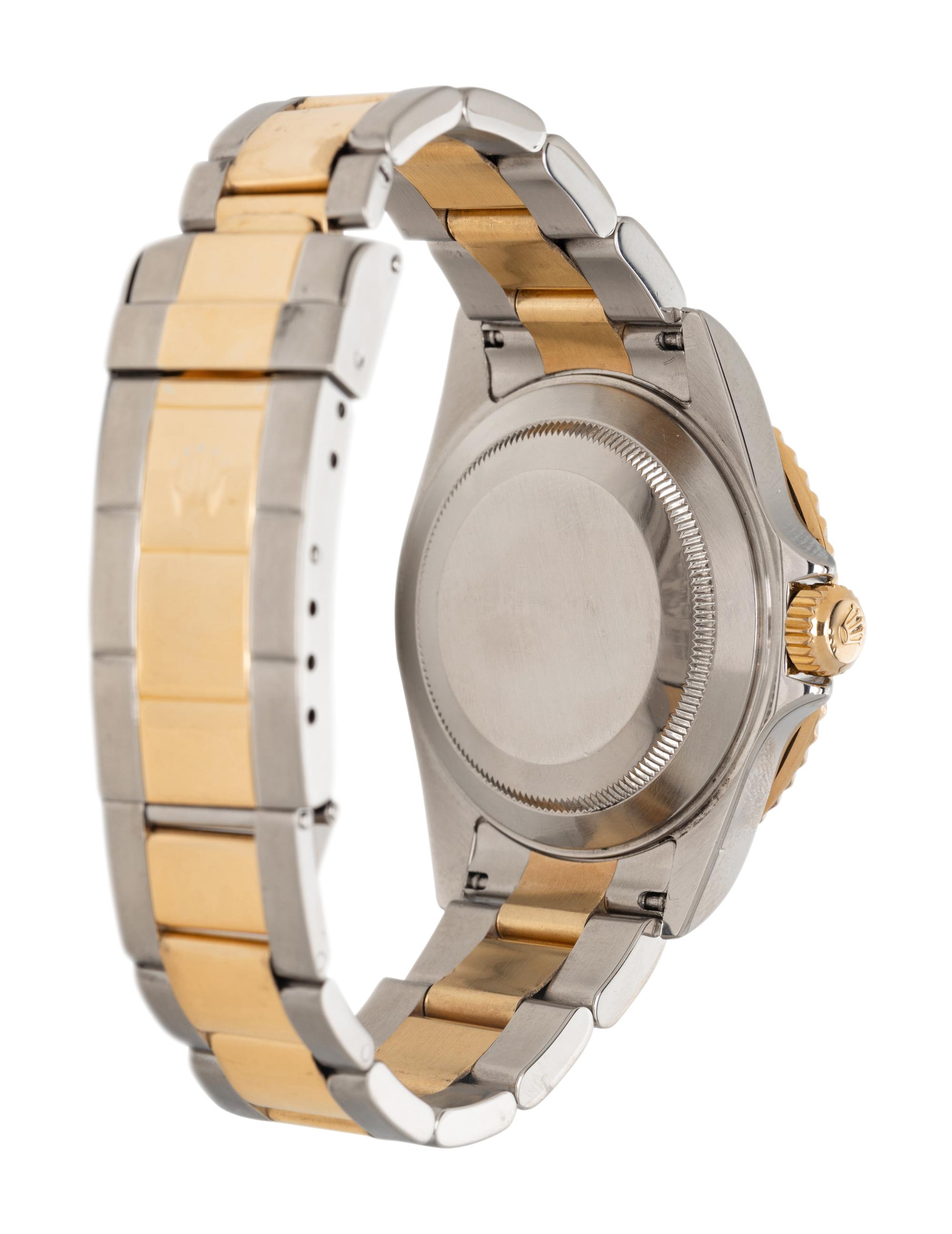 ROLEX, REF. 11613 STAINLESS STEEL AND 18K YELLOW GOLD 'SUBMARINER' DATE WATCH