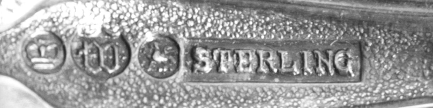 An American Silver Flatware Service, Watson Company, Attleboro, MA, Meadow Rose pattern, comprising: 12 luncheon knives 12 luncheon for