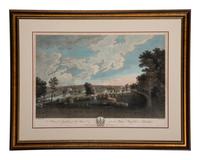 Four English Hand-Colored Landscape Engravings