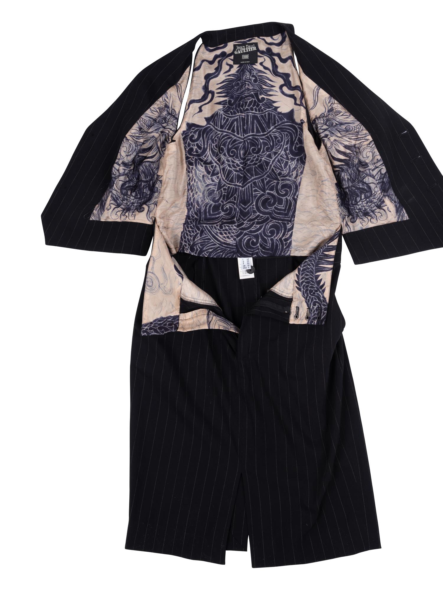 Two Jean Paul Gaultier Items: One Jumpsuit and One Dress, 1990-2000s