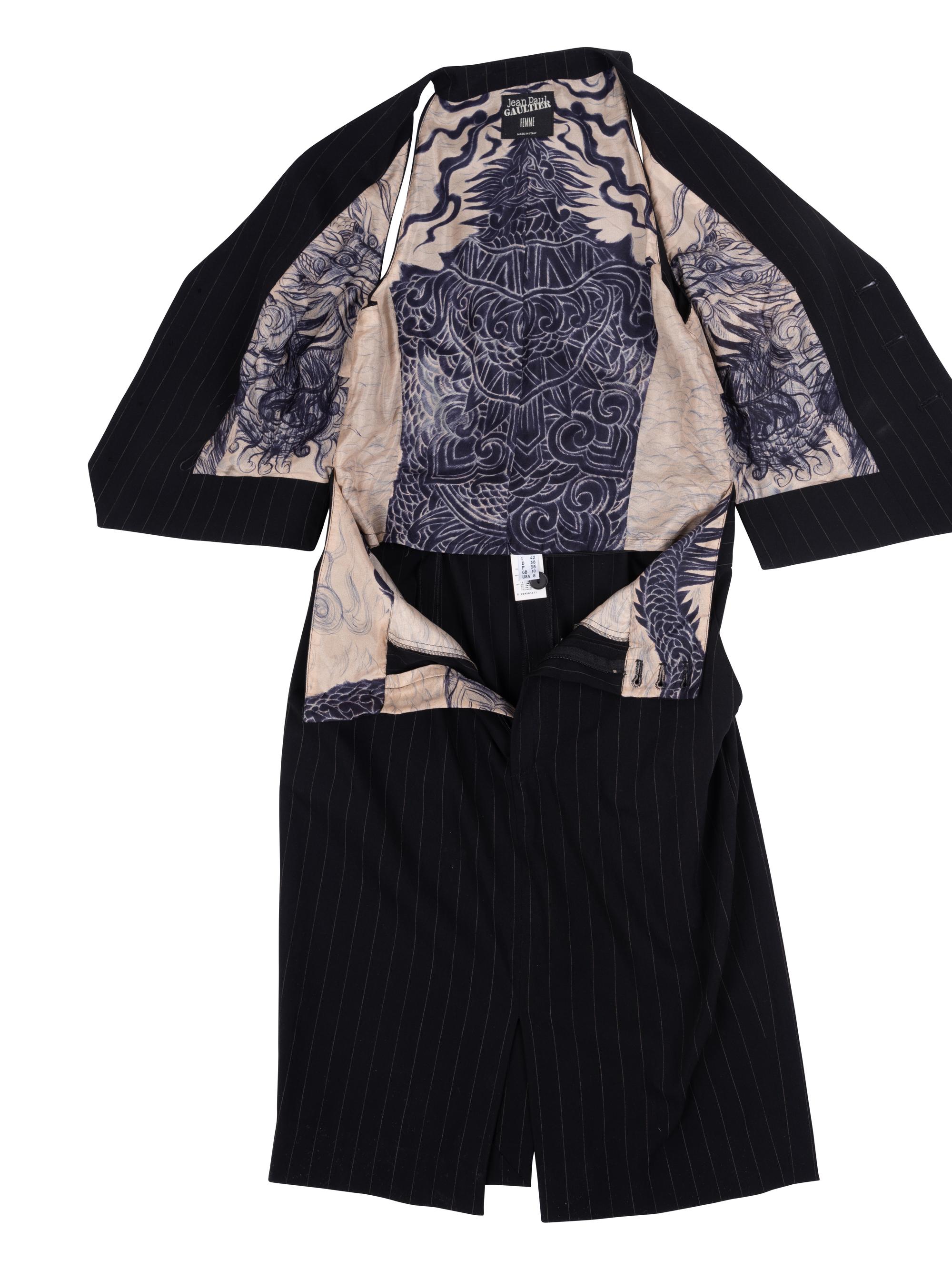 Two Jean Paul Gaultier Items: One Jumpsuit and One Dress, 1990-2000s